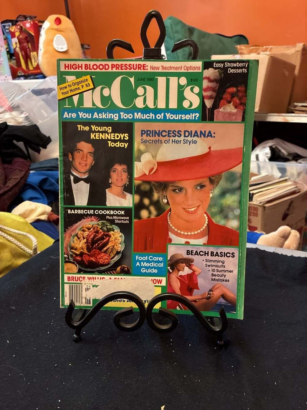 McCall's Magazine June 1989 Edition - Featuring Princess Diana and The Young Ken